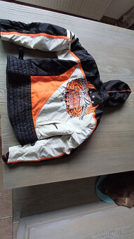 Prodám dámskou motorkářskou bundu Harley Davidson - L - 3