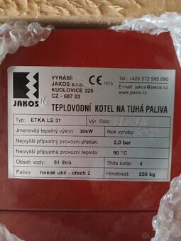 Prodám kotel na tuhá paliva - 3
