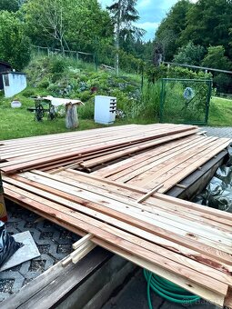 270Kč/ks PALUBKY EVROPSKÝ MODŘÍN natřený Adler ochranou - 3