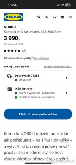 Komoda NORDLi - 3