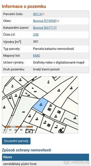 Pozemek se stavebním povolením na chatu - 3