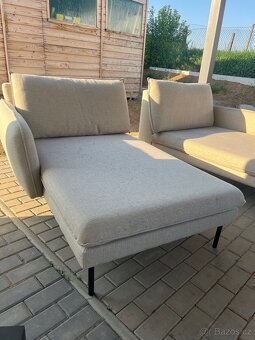 Béžová pohovka Bonami 2x - 3