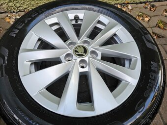 ALU kola letní Škoda 5x100 Scala R16 Cortadero nové - 3