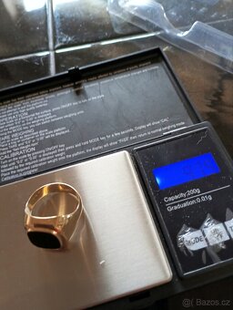 Pánský prsten 14k Kámen - 3