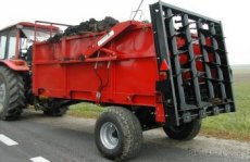 Rozmetadlo hnoje - chlévské mrvy - jednoosé 5 tun - 3