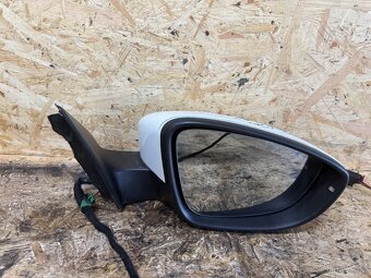 PRAVÉ ZPĚTNÉ ZRCÁTKO VW PASSAT B7 3C0857934A 9 PIN BÍLÉ - 3