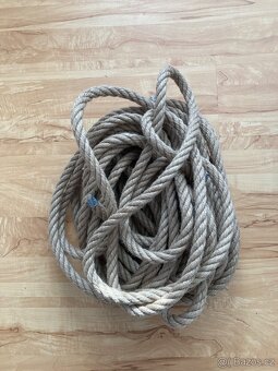 Jutové lano s PP 2 x 10m - 3