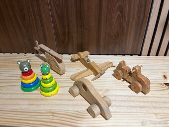 Dřevěné ručně vyrobené hračky - 3