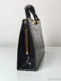 Vintage kožená kabelka - 3