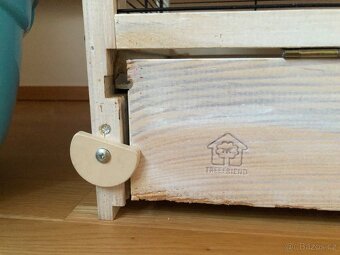 Klec pro křečka (dřevěná) - 3