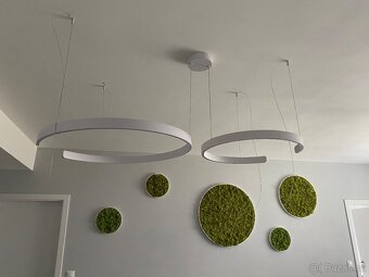 Stropní nastavitelné led světlo s 2 prsteny - bílá mat - 3