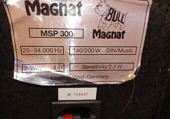 Reproduktory magnat msp 300 - 3