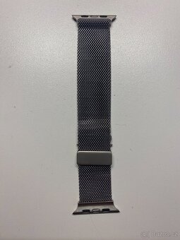 Apple Watch 49mm milánský tah z přírodního titanu - Medium - 3