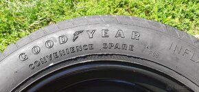 Prodám dojezdové kolo rezervu s heverem 125/ 85R16 - 3