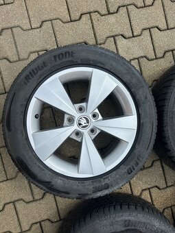 Alu kola sada Škoda 5x112 16" 6.5J ET46 Octavia, Superb atd - 3