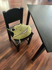 Ikea Sundvik detsky stolik + zidle (cerny) - 3