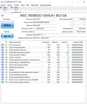 WD Caviar SE 80GB 7,2K 8MB SATA II 3,5'' WD800JD - 3