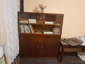 Retro obývací stěna a konferenční stůl - 3