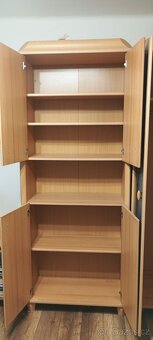 Dětský studentský nábytek skříň komoda knihovna a noční stol - 3