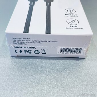 Rixon datový a nabíjecí kabel USB-C /USB-C, nový - 3