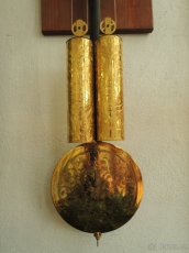 Ryté závažové podlahové (sloupové) hodiny - stroj - 3