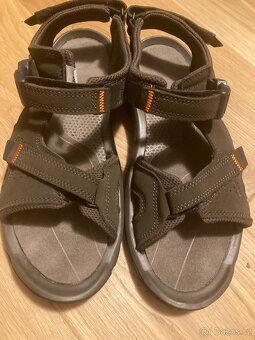 Pánské kožené turistické sandály Decathlon - 3