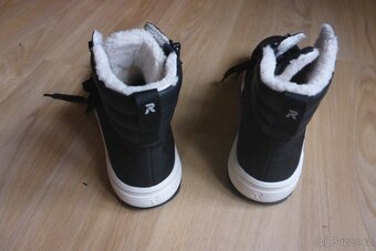 nové zimni boty Rieker, kůže, ovčí vlna - 3