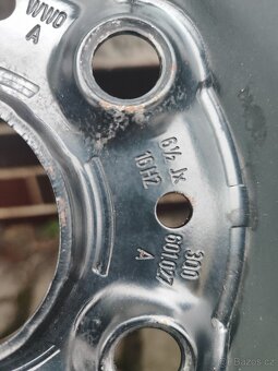 Ocelové disky 6,5Jx16H2 a zimni pneumatiky Continental - 3