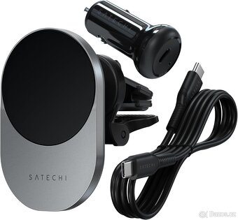 Satechi magnetický držák do auta s bezdrátovou nabíječkou - 3