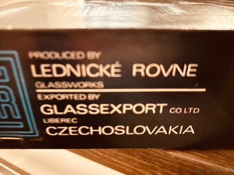 Retro skleničky Czechoslovakia - 3