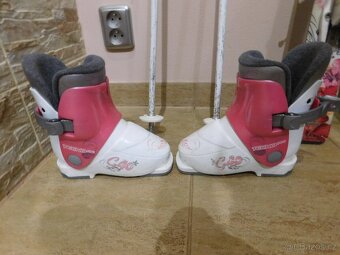 Lyže Rossignol Fun Girl+hůlky+lyžáky - 3
