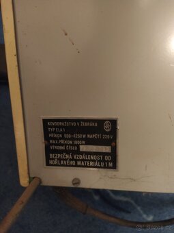 Přímotop spirálový ohřívač do pokojů ,garáže apod - 3