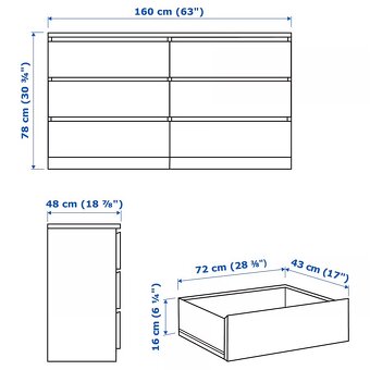 NOVÁ komoda MALM IKEA - 3