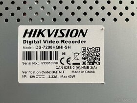 8kanálový digitální videorekordér HIKVISION DS-7208HQHI-SH - 3