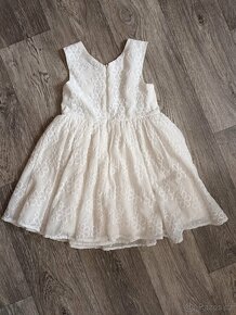Dětské bílé šaty, vel. 4 - 5 let - 3