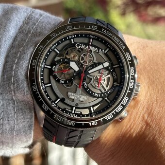 Graham, model Silverstone RS Skeleton, originál hodinky - 3