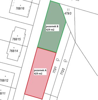 STAVEBNÍ POZEMEK RUDOLFOV 429 m2 - 3