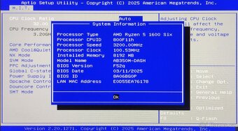 Ryzen 5 1600 AM4 6j./12vl. 3,2-3,6 GHz TDP 65W PCIE 3.0x16+4 - 3