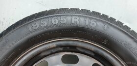 zimní kola 195/65 R 15 T s disky 6J x 15H2 ET 38 - 3