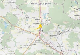 Prodej louky a pole v k.ú. Křešice u Čížové - 3