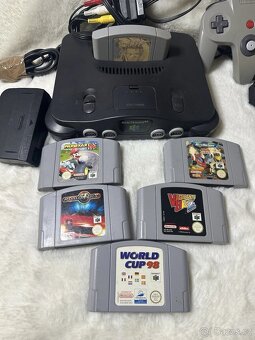 Nintendo 64 Ratro konzole (EU verze) + 6 her - 3