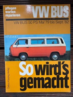 VOLKSWAGEN TRANSPORTER BUS T3 originální montážní manualy - 3