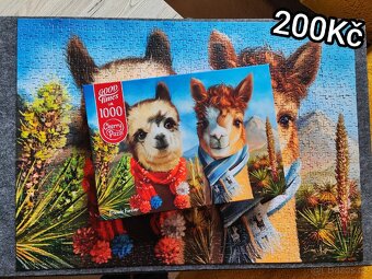 Různé puzzle 500, 1000 dílků - 3