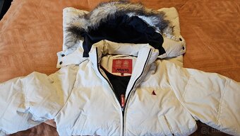 Luxusní péřový kabát zn. MUSTO vel. XS - 3
