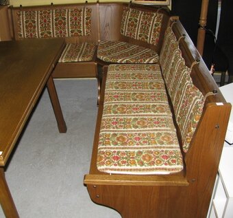 Rustikální rohová lavice - 3