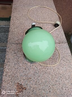 Art Deco lampička niklovaná mosaz - 3