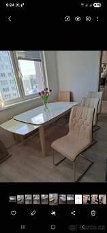 Jidelni stul skleneny XL - 3