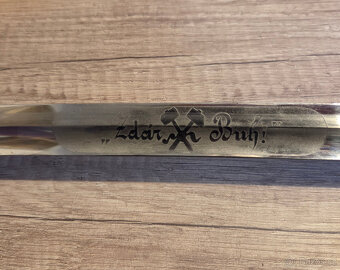 Horník, hornická šavle - 3