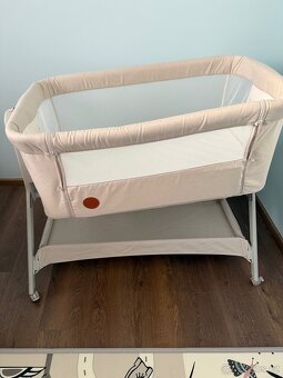 LIONELO Postýlka Leonie Plus 3v1 Beige Sand - 3