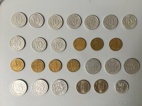 Predám československé mince 1919 - 1992 aj po 1 kuse - 3